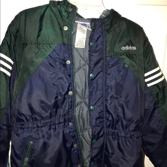adidas vintage puffer jacket